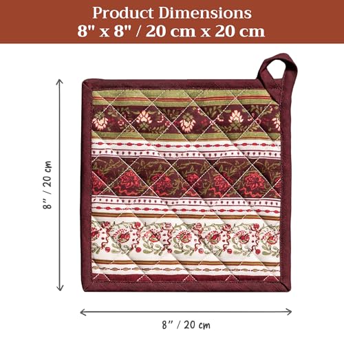 Pot Holders 100% Cotton Potholders (2 Count)
