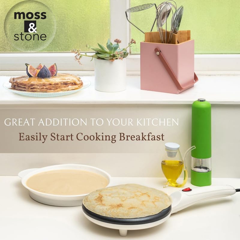 White Electric Crepe Maker