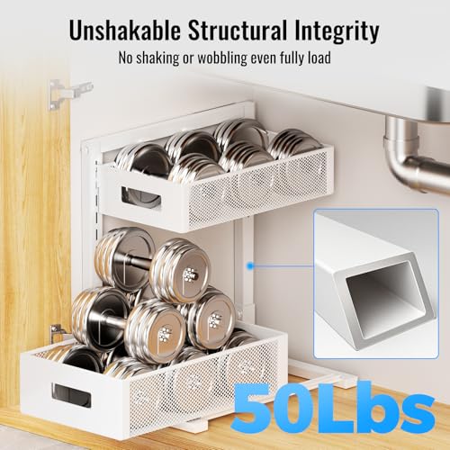 Full Metal Under Sink Organizer (2 Count)