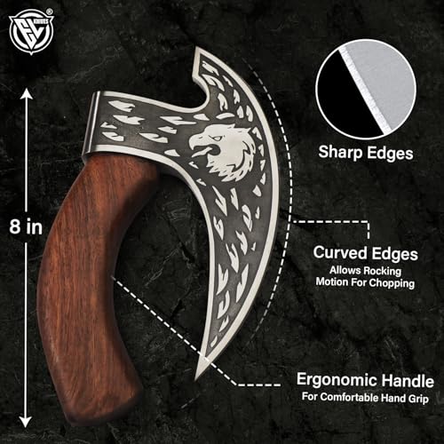 Multipurpose Viking Pizza Axe with Sheath