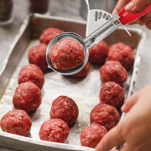 3 Pcs Cookie Scoops Ice Cream Scoop w