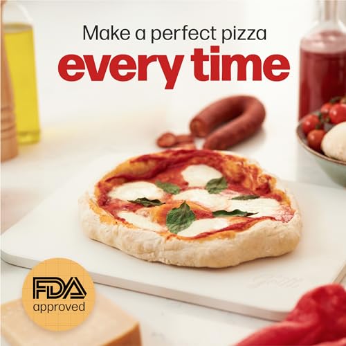 Rectangular Pizza Stone with Peel