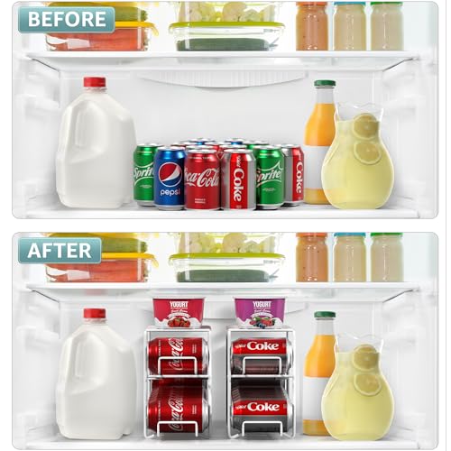 Soda Can Dispenser Rack for Fridge