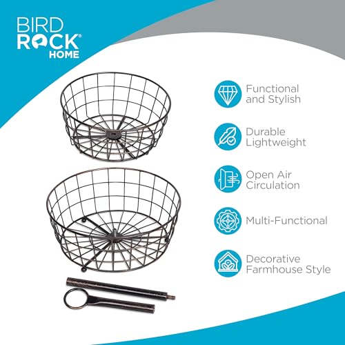 2 Tier Wire Fruit Basket