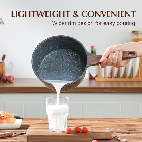 Nonstick Sauce Pan Set with Lid (2 Count)