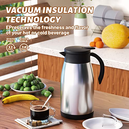 34oz Insulated Coffee Carafe with Handle