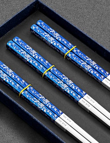 Metal Chopsticks Reusable (3 Count)