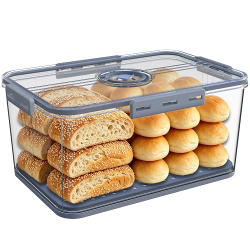 Bread Box Bread Boxes with Lid for Kitchen Counter