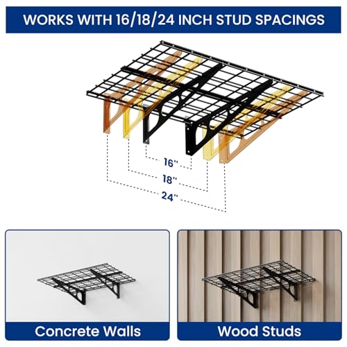 1 Pack 2x3ft Garage Shelving Wall