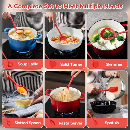 Silicone Cooking Utensils Set (6 Count)