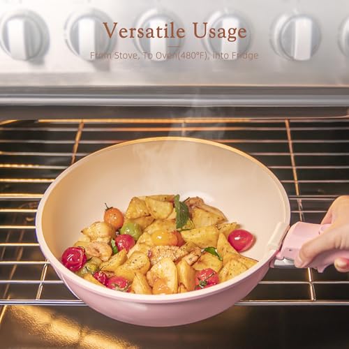 21 Pcs Pots and Pans Set Non Stick