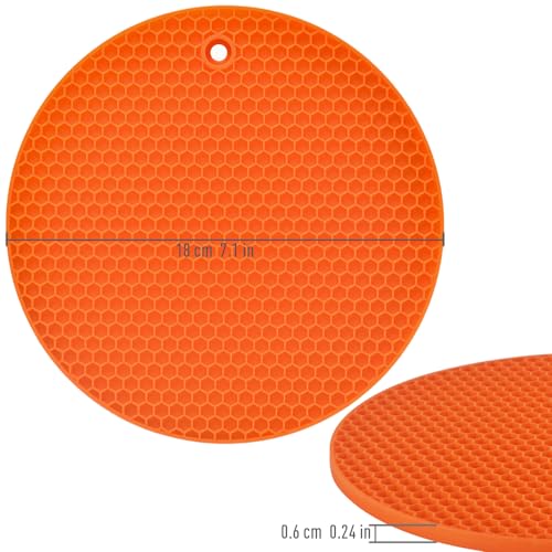 Silicone Trivets Mat (6 Count)
