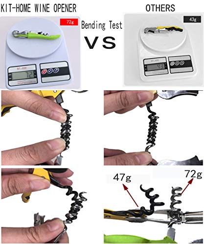 Professional Waiter Corkscrew Wine Openers Set (4 Count)