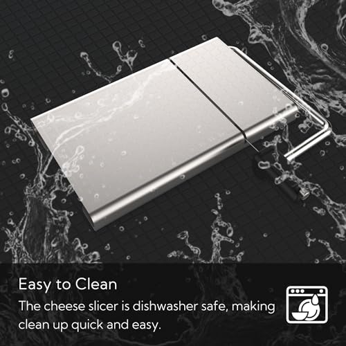 Replaceable Wire Cheese Slicer with Board and Measuring Grids