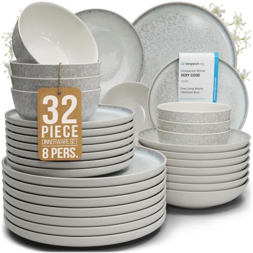 32 Piece Stoneware Dinnerware Set for 8 (32 Count)