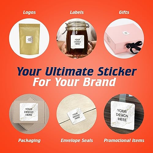 Custom Vinyl Stickers Your Image (100 Count)
