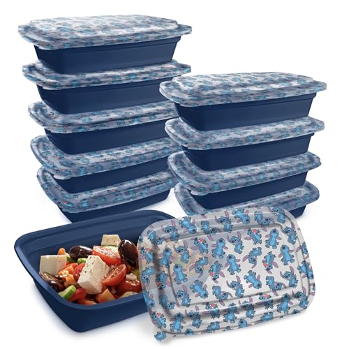 Disney Stitch Meal Prep Containers (10 Count)