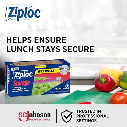 Ziploc Slider Storage Bag Quart (684 Count)