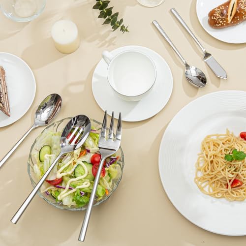 45 Piece Silverware Set with Serving Utensils (45 Count)