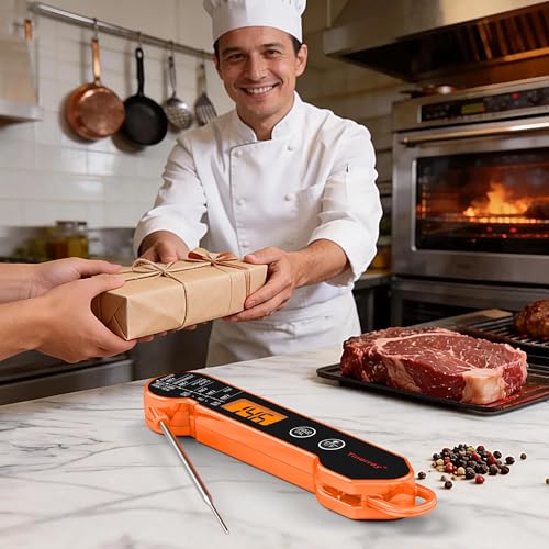 Professional Digital Meat Thermometer Instant Read Waterproof