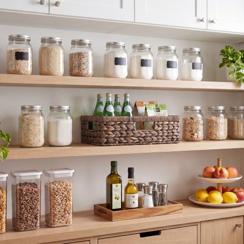 Large Wicker Storage Baskets for Shelves