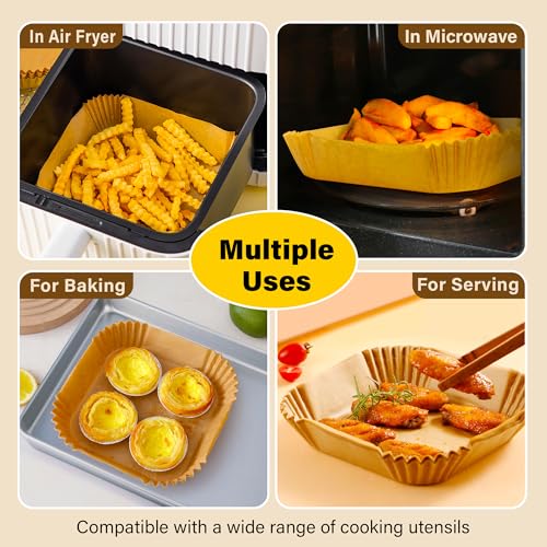 Air Fryer Liners Disposable 100PCS (100 Count)