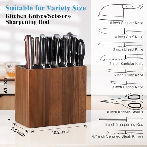 Universal Knife Block Without Knives