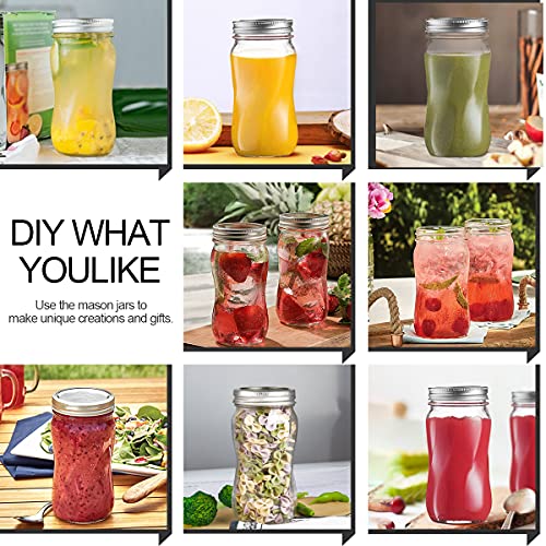 16oz Regular Mouth Mason Jars (192 Count)