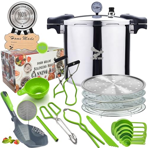 23 Qt Canning Pot with Canning Supplies Starter Kit