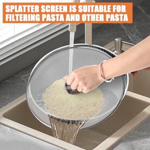3 Pack Splatter Screens for Frying Pan