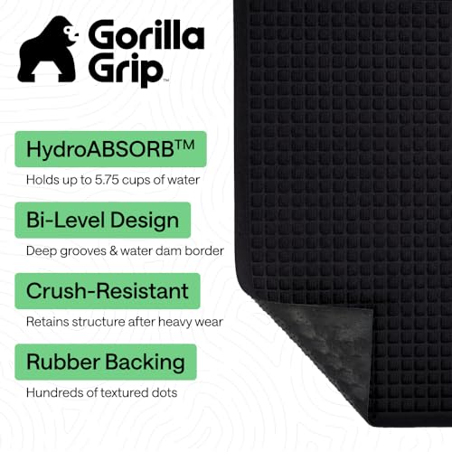 HydroABSORB Door Mat for Indoor Outdoor Use (2 Count)