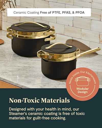 Small and Large Steamer Set with Handles (2 Count)