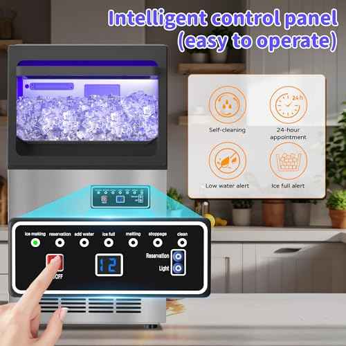Nugget Ice Maker Machine 80LB