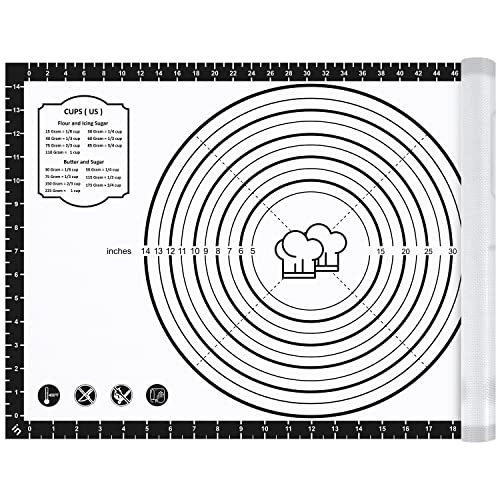 26"x16" Large Durable Silicone Baking Mat for Pastry and Bread