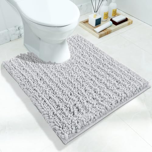 Toilet Rug U Shaped Washable 24x20 Inch