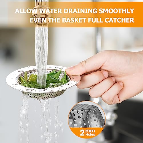 2PCS Kitchen Sink Stopper and Kitchen Sink Drain Strainer (2 Count)