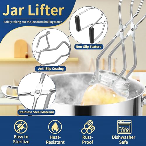 Canning Supplies Starter Kit with Canning Rack