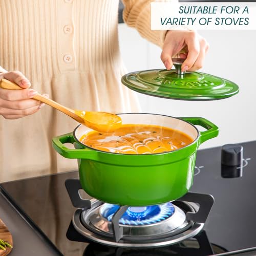 2.5 Qt Enameled Cast Iron Dutch Oven with Lid