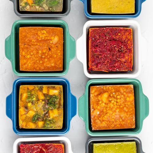 5x5" Ceramic Baking Dishes with Lids (2 Count)