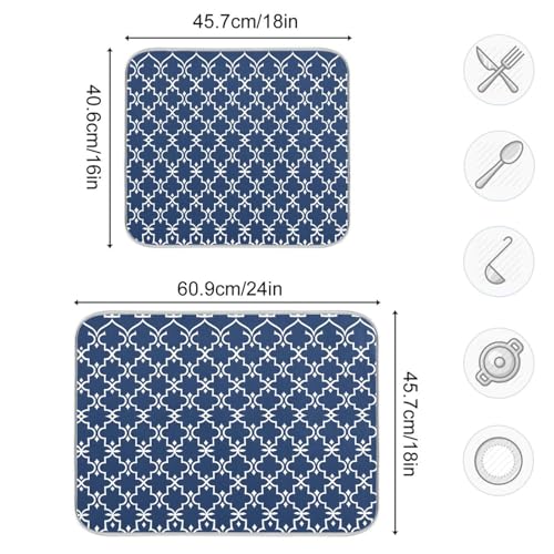 Super Absorbent Dish Drying Mat Microfiber Fast