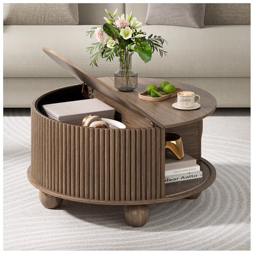 Round Coffee Tables for Living Room