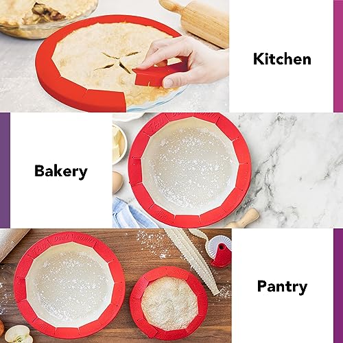 Baking Pie Crust Shield Protector Cover for Edges of Pie