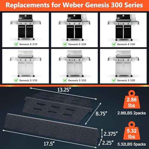 Genesis Grill Parts for Weber Genesis 300 Series Grills with Front Control