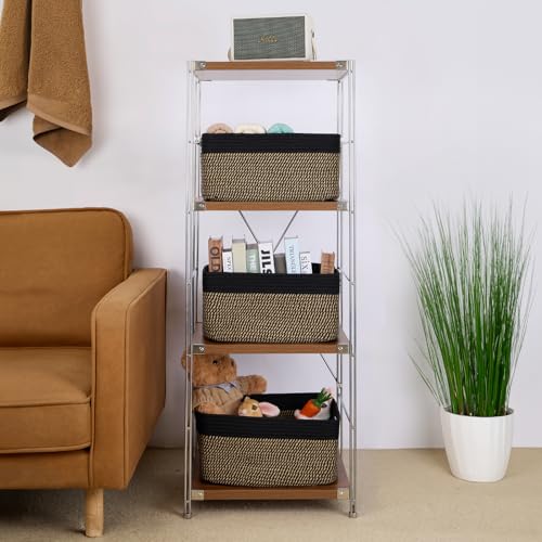 Large Storage Baskets for Organizing (4 Count)
