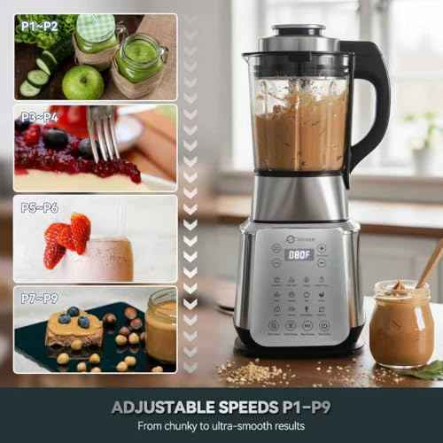 1500W Professional Glass Blender for Kitchen (28 Count)