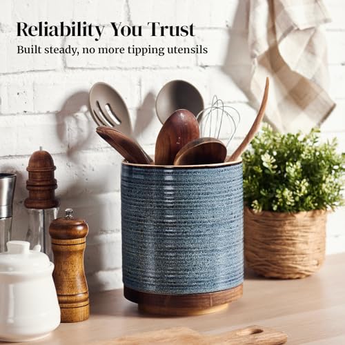 360° Rotating Extra Large Cooking Utensil Holder
