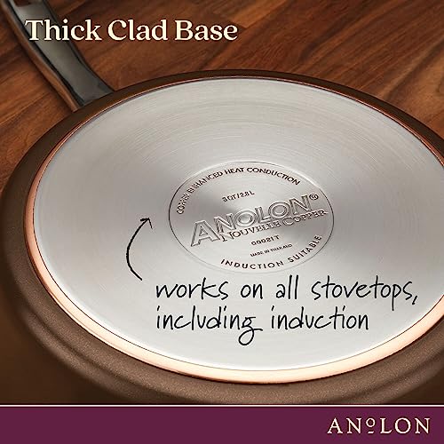 83852 Nouvelle Copper Hard Anodized Nonstick Cookware Set