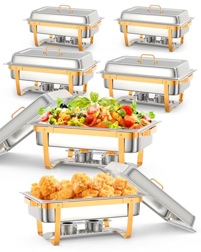 Chafing Dish for Buffet Set (6 Count)