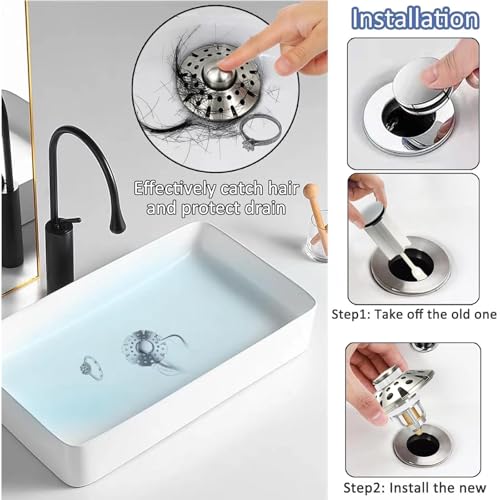 Bathroom Sink Drain Strainer