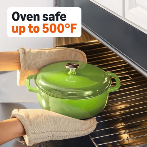 Enameled Cast Iron Dutch Oven Pot with Lid